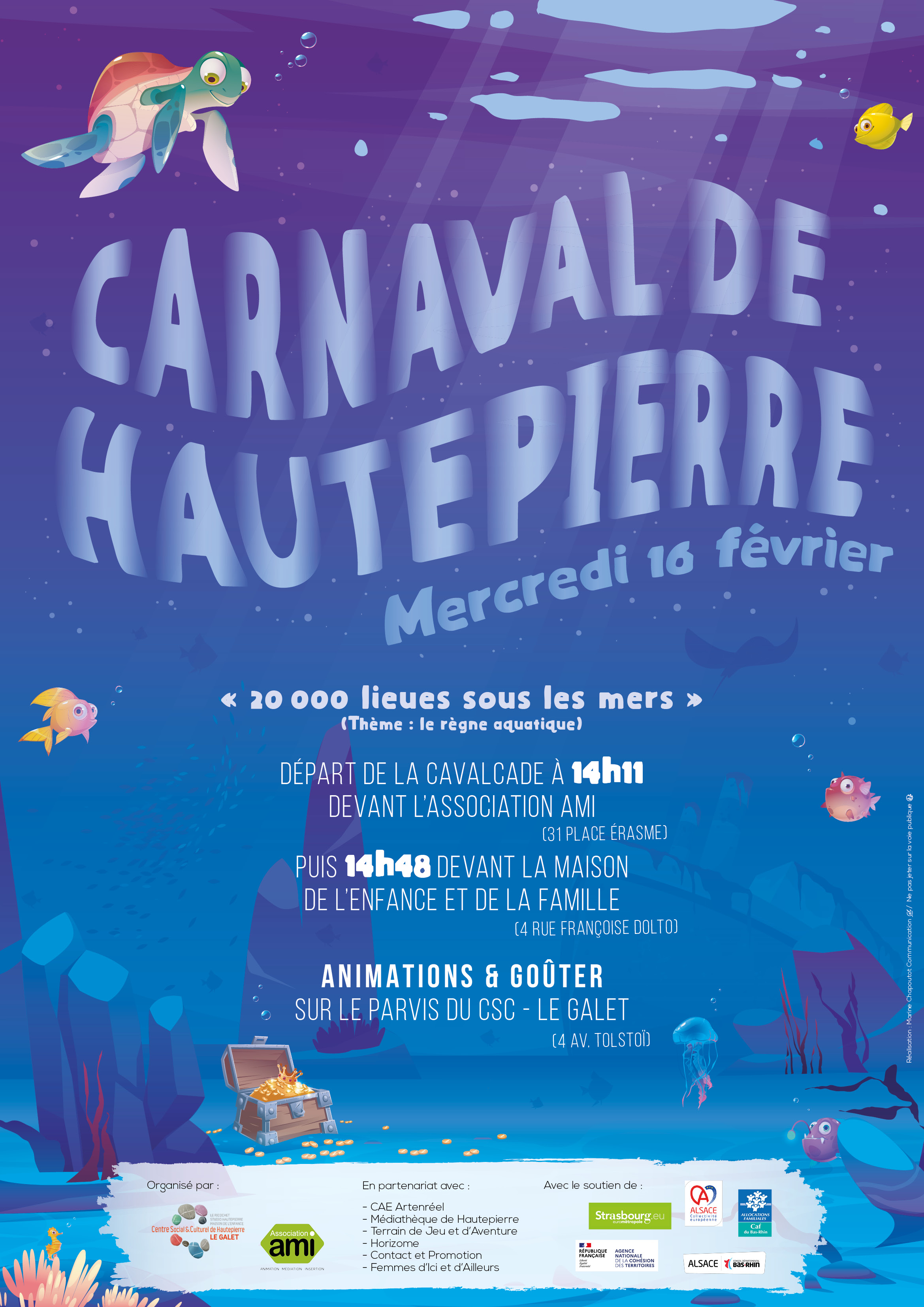 Affiche Carnaval Hautepierre 2022